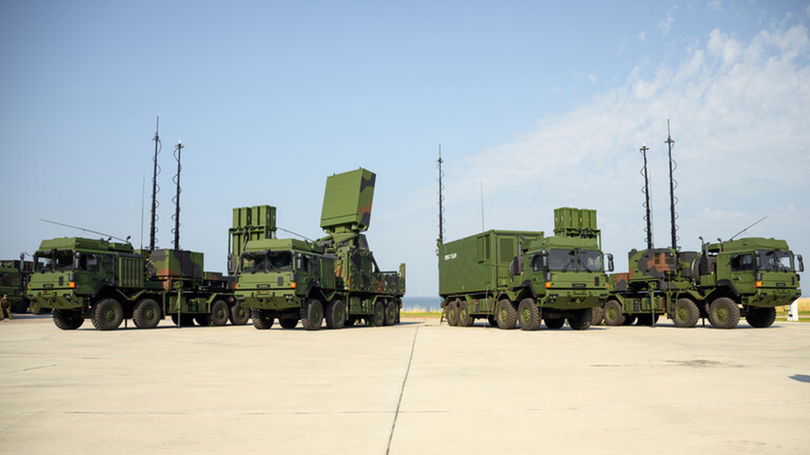 Hệ thống phòng không Iris-T Đức đã cung cấp cho Ukraine. Ảnh: QQnews.