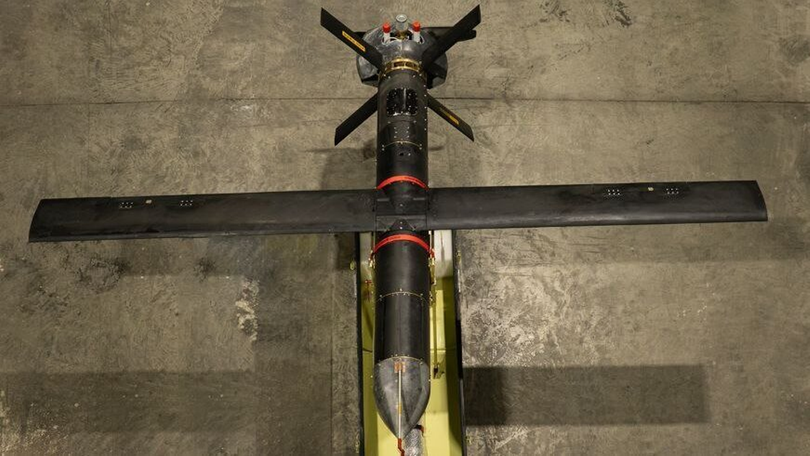 UAV tấn công tự sát tầm xa Shahet-107 mới được Iran đưa vào trang bị. Ảnh: NetEase.