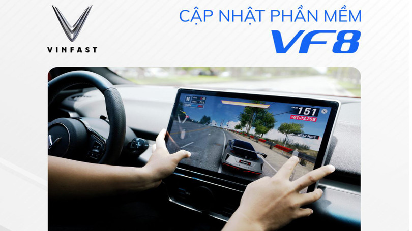 VinFast triển khai cập nhật phần mềm FRS 8.7.9.1 cho ô tô điện VF 8