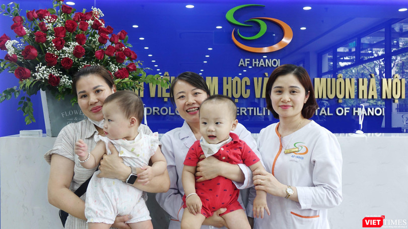 Những em bé chào đời từ các phương pháp hỗ trợ sinh sản tại Bệnh viện Nam học và Hiếm muộn Hà Nội