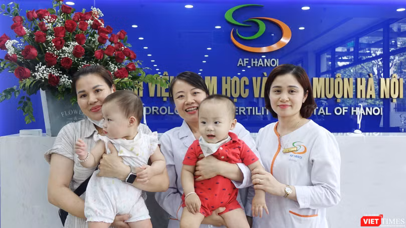 Những em bé chào đời từ các phương pháp hỗ trợ sinh sản tại Bệnh viện Nam học và Hiếm muộn Hà Nội