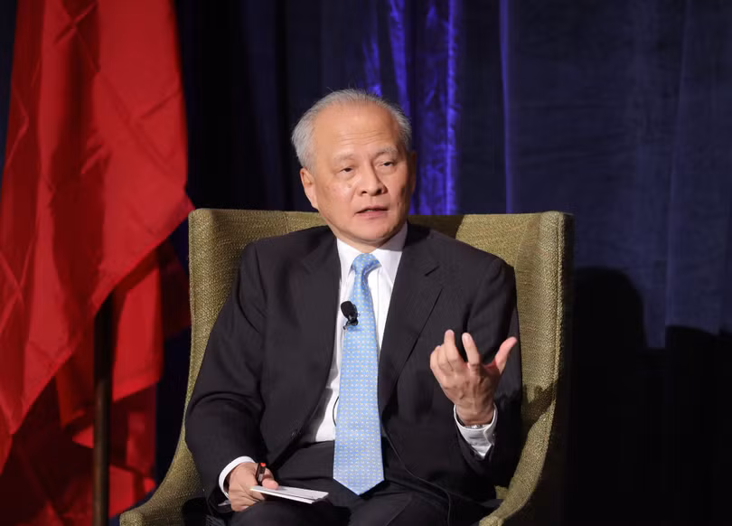 Đại sứ Trung Quốc tại Mỹ, ông Thôi Thiên Khải cho rằng tình hình quan hệ Trung-Mỹ hiện nay rất không bình thường (Ảnh: Đa Chiều).