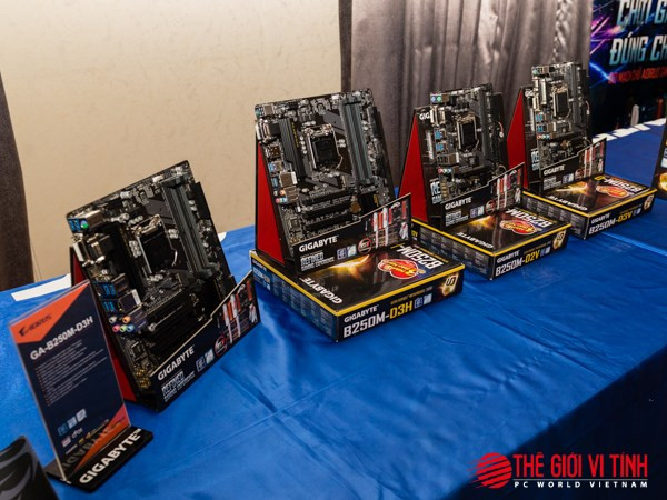 Một số bo mạch chủ Gigabyte 200-series.