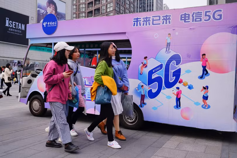 5G đang ngày một phổ biến tại Trung Quốc. Ảnh: SCMP.