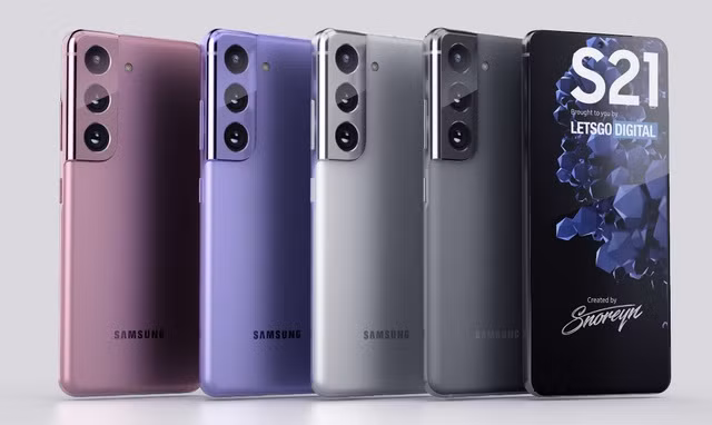 Ảnh bản dựng hoàn chỉnh và các phiên bản màu sắc của Galaxy S21 Ảnh bản dựng hoàn chỉnh và các phiên bản màu sắc của Galaxy S21