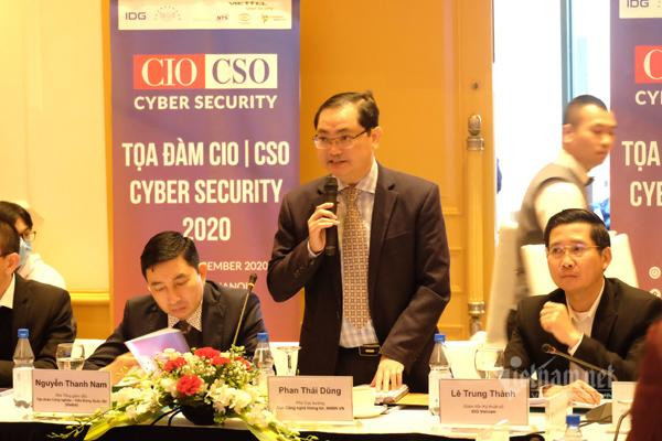 Ông Phan Thái Dũng - Phó Cục trưởng Cục CNTT (Ngân hàng Nhà nước Việt Nam) tại tọa đàm CIO|CSO Cyber Security 2020. Ảnh: Trọng Đạt Ông Phan Thái Dũng - Phó Cục trưởng Cục CNTT (Ngân hàng Nhà nước Việt Nam) tại tọa đàm CIO|CSO Cyber Security 2020. Ảnh: Trọng Đạt