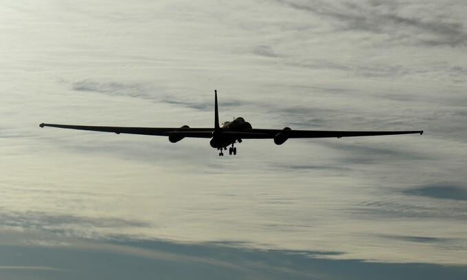Máy bay U-2 trong chuyến thử nghiệm hôm 15/12. Ảnh: Không quân Mỹ.