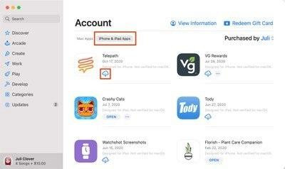 Trong phần Account, hãy chọn mục "‌iPhone‌ & ‌iPad Apps".