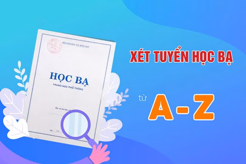 Xét tuyển học bạ - Ảnh caodangkinhte.vn