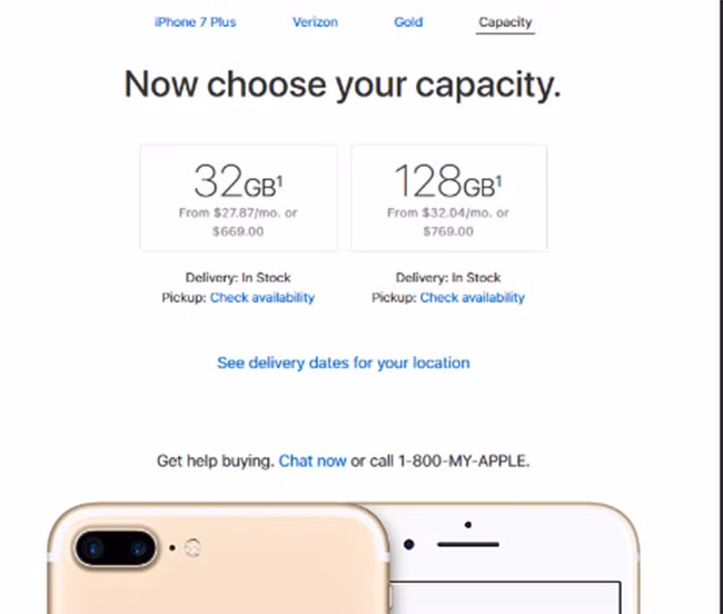 "Bắt" người dùng mua iPhone 8, Apple "kết liễu" iPhone 7 dung lượng 256 GB ảnh 1
