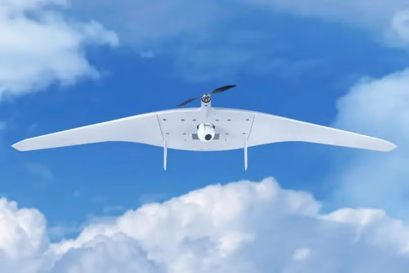 Máy bay không người lái trinh sát SKAT-350M của Nga. Ảnh: Wforum.