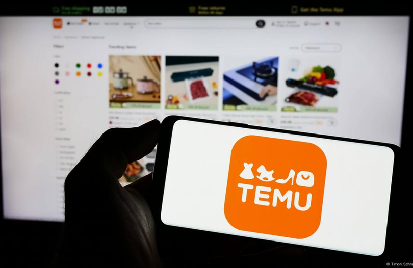 Temu từng càn quét nước Mỹ bởi giá rẻ và chính sách đổi trả thoáng. Ảnh: Imago.