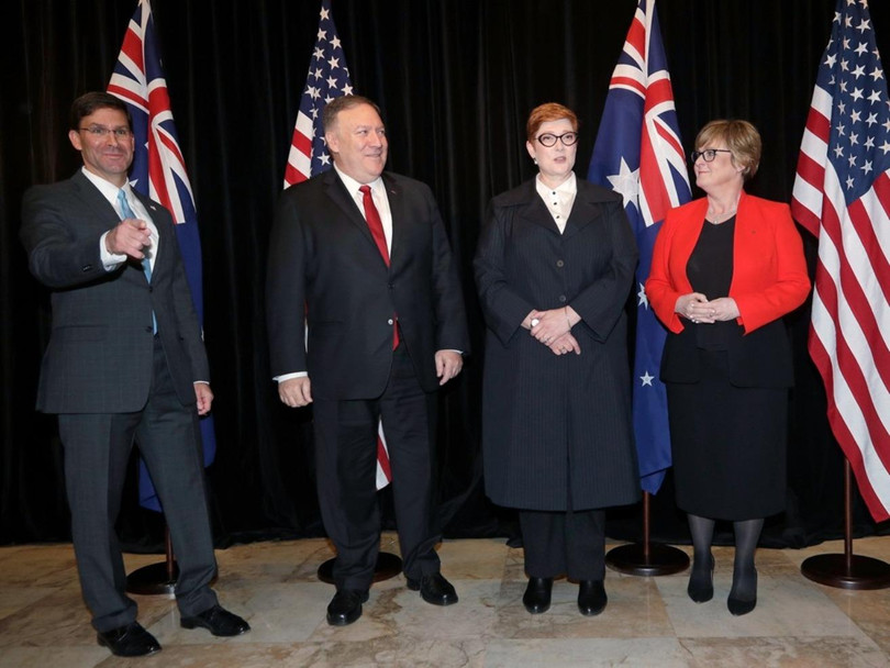 Ngoại trưởng và Bộ trưởng Quốc phòng Mỹ cùng Australia đã có thái độ mạnh mẽ,cứng rắn trước những hành động gần đây của Trung Quốc trong khu vực 