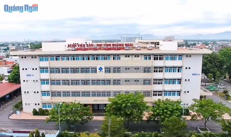 Bệnh viện Sản Nhi Quảng Ngãi (ảnh Báo Quảng Ngãi)
