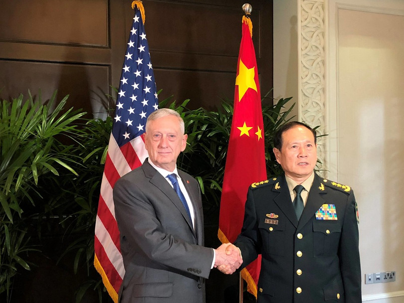 Cuộc gặp gỡ giữa hai ông James Mattis và Ngụy Phượng Hòa bên lề Hội nghị ADMM-Plus diễn ra trong 90 phút nhưng không đạt được kết quả cụ thể nào