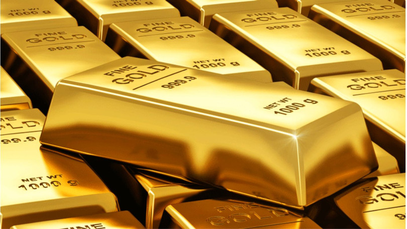 Giá vàng, Bitcoin giảm. Ảnh: Pinterest.