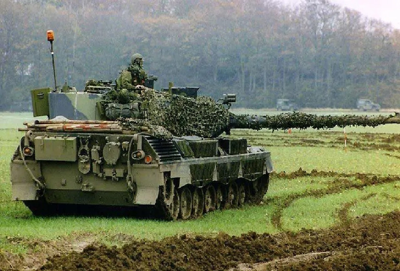 Leopard 1A5 của Lực lượng vũ trang Đan Mạch. Ảnh Military Ukraine.