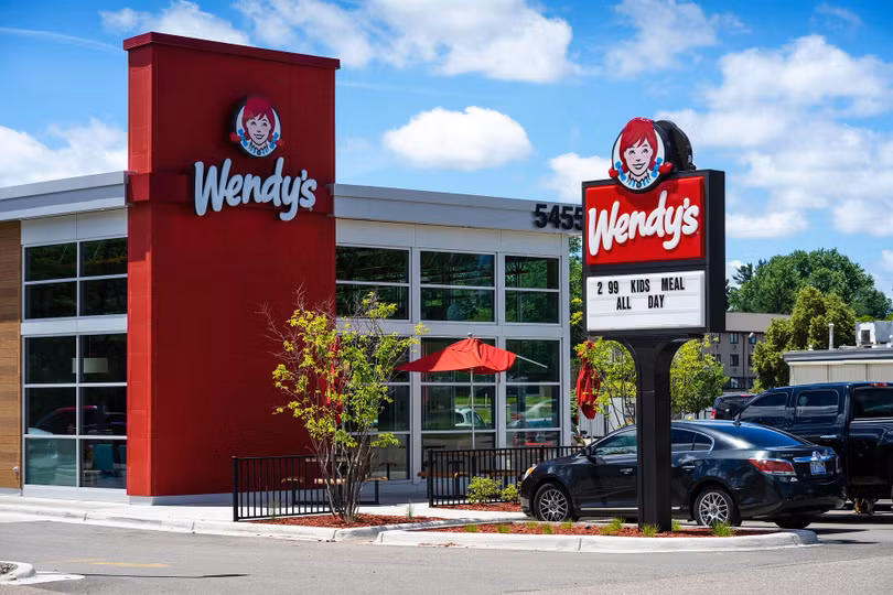 Cửa hàng Chuỗi thức ăn nhanh Wendy's. Ảnh minh họa Tech Xplore