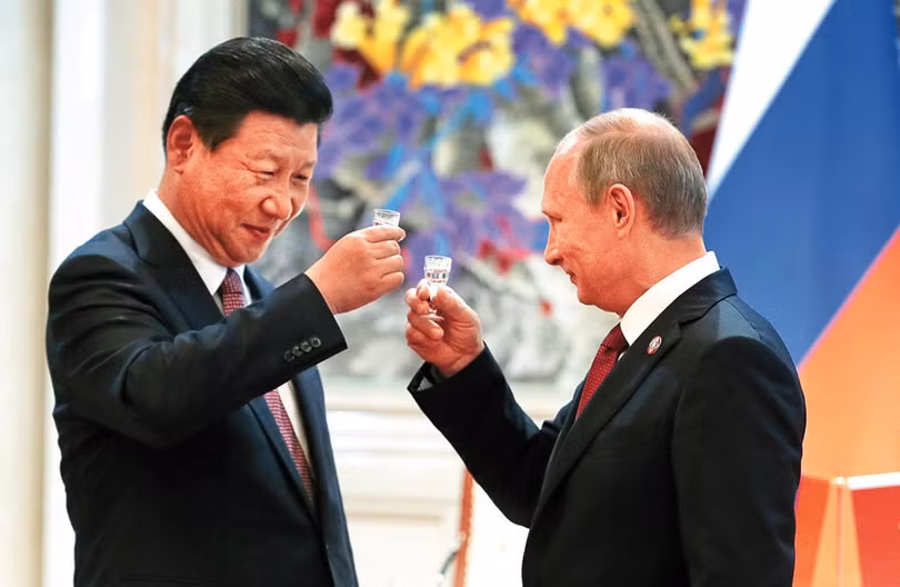 Phương Tây đang ngày càng lo lắng về việc quan hệ giữa Moscow và Bắc Kinh đang được tăng cường.