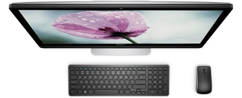 Inspiron AIO 5459 được trang bị đầy đủ cổng kết nết nối, được sắp xếp gọn gàng.