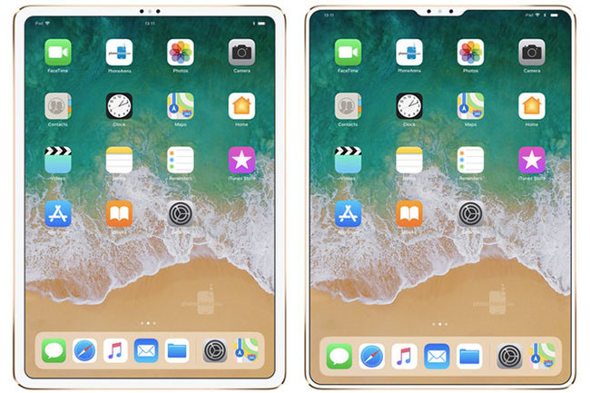 Ảnh dựng iPad với phần tai thỏ