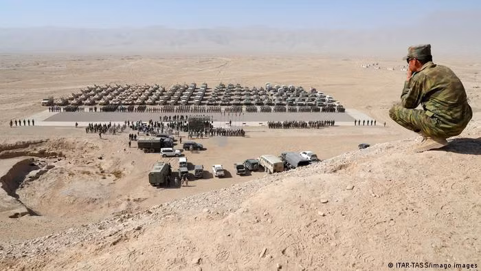 Nga chủ trì cuộc tập trận chung của Tổ chức an ninh tập thể CSTO tại Tajikistan ngày 23/10 (Ảnh: ITAR-TASS).