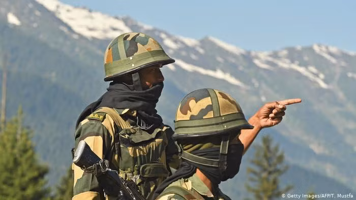 Lính biên phòng Ấn Độ ở chốt biên giới (Ảnh: Getty).