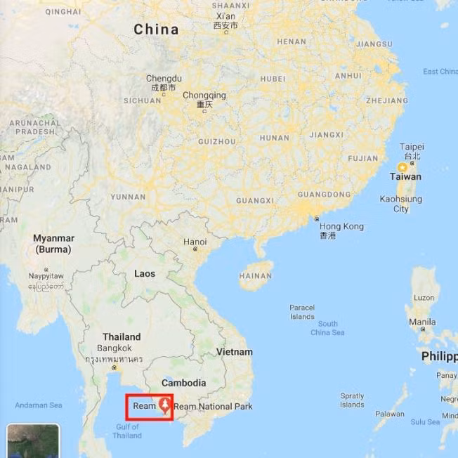 Mỹ cho rằng quân cảng Ream ở Campuchia có vai trò quan trọng trong chiến lược biển của Trung Quốc (Ảnh: UDN).