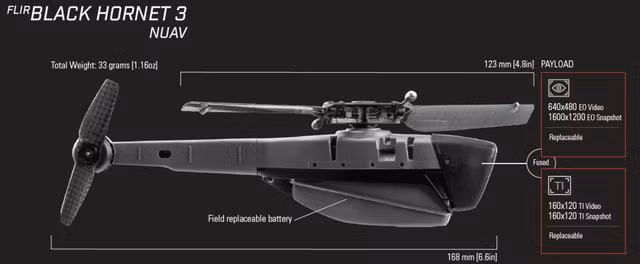 Chiếc Blackhornet-3 phiên bản mới nhất của Mỹ (Ảnh: QQ).