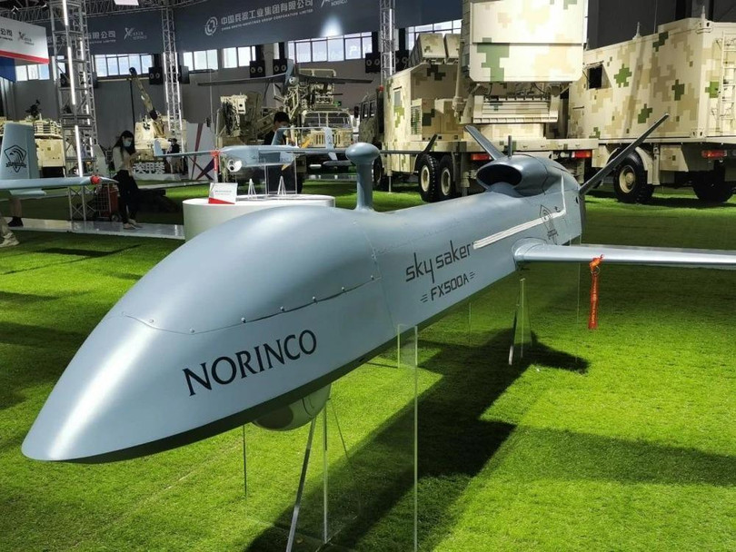 UAV Ruiying FX-500A dùng động cơ phản lực cho tốc độ cao (Ảnh: QQ). UAV Ruiying FX-500A dùng động cơ phản lực cho tốc độ cao (Ảnh: QQ).