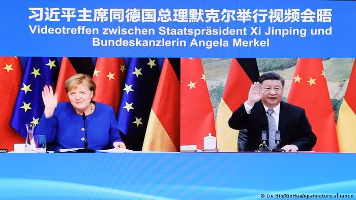 Chính phủ Đức dưới thời bà Merkel được coi là theo đuổi chính sách thỏa hiệp với Trung Quốc (Ảnh: Deutsche Welle). Chính phủ Đức dưới thời bà Merkel được coi là theo đuổi chính sách thỏa hiệp với Trung Quốc (Ảnh: Deutsche Welle).