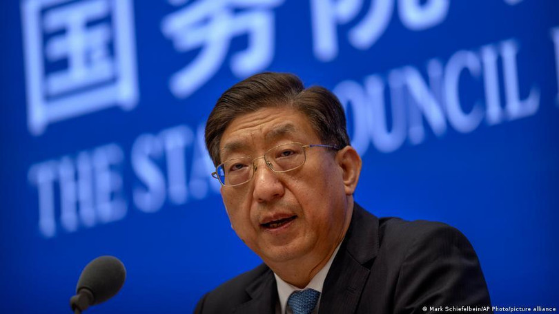 Ông Tăng Ích Tân, Phó Chủ nhiệm Ủy ban Y tế và Sức khỏe Trung Quốc từ chối hợp tác với WHO điều tra truy xuất SARS-CoV-2 giai đoạn 2 (Ảnh: Deutsche Welle).