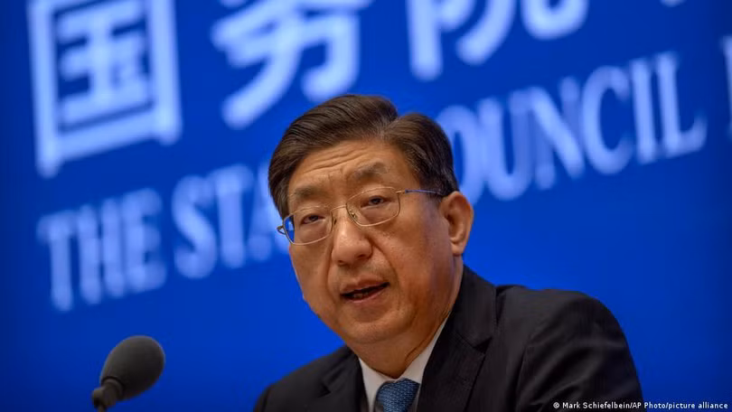 Ông Tăng Ích Tân, Phó Chủ nhiệm Ủy ban Y tế và Sức khỏe Trung Quốc từ chối hợp tác với WHO điều tra truy xuất SARS-CoV-2 giai đoạn 2 (Ảnh: Deutsche Welle).