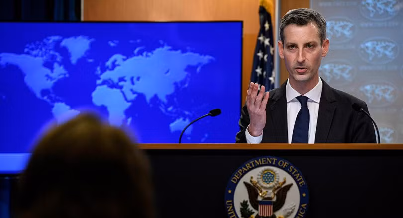 Ông Ned Price: Mỹ "thúc giục mạnh mẽ" (strongly urge) Bắc Kinh chấm dứt gây áp lực quân sự, ngoại giao, kinh tế và đe dọa Đài Loan (Ảnh: AP).