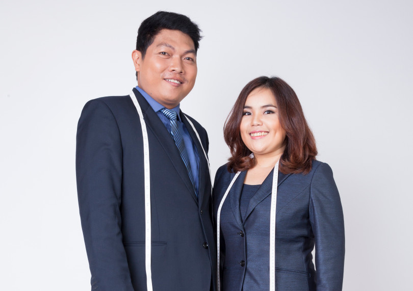 Đôi bạn trẻ người Việt là Lâm Nguyễn và Pauline Trần. - Ảnh: UKYS