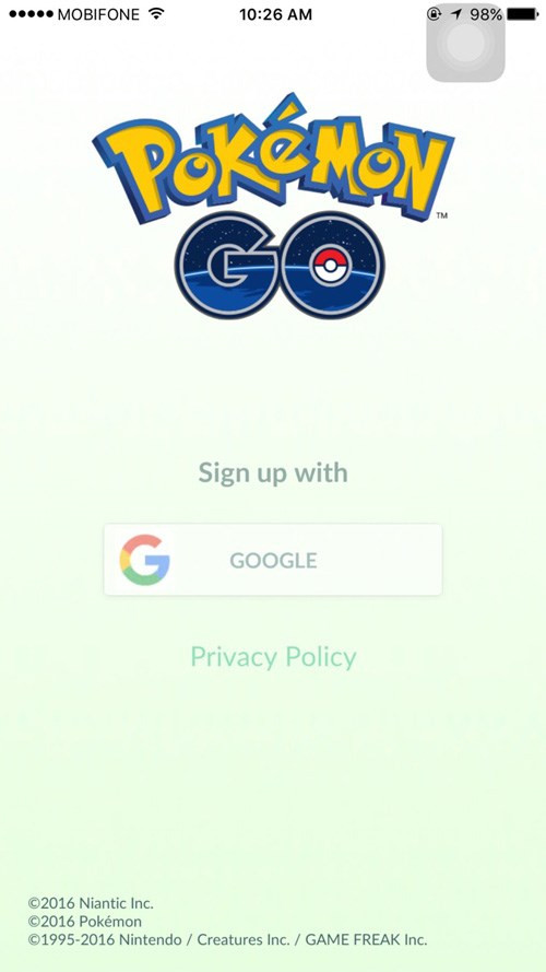 Game thủ Việt vẫn chưa được chính thức chơi Pokémon GO.