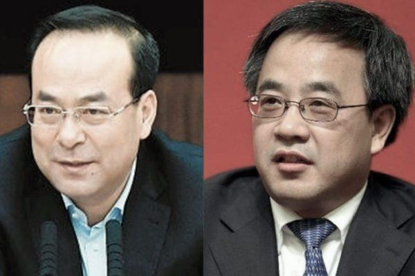 Tôn Chính Tài và Hồ Xuân Hoa, hai "ngôi sao chính trường" trẻ vào Bộ Chính trị khóa 18 năm 2012 (Ảnh: Dwnews).