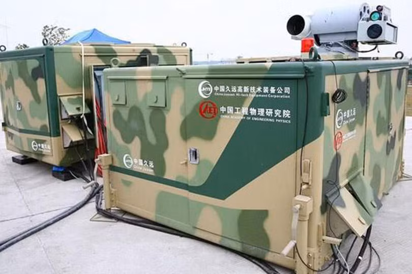 Hệ thống vũ khí laser "Vệ sĩ tầm thấp" của Trung Quốc (Ảnh: Huanqiu).