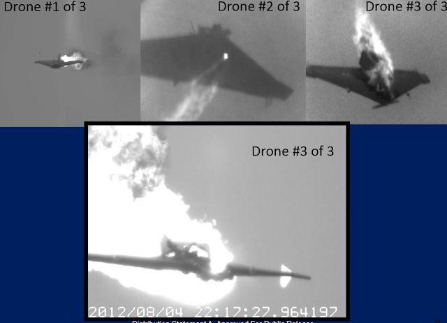 Ngay từ năm 2012, Mỹ đã thử nghiệm thành công dùng vũ khí laser diệt máy bay không người lái (Ảnh: 163).