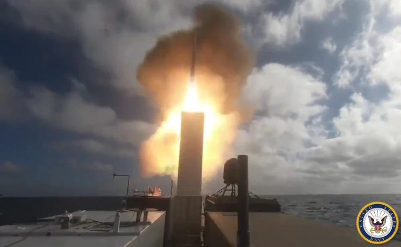 Tàu Ranger thử nghiệm phóng tên lửa SM-6 (Ảnh: USNavy). Tàu Ranger thử nghiệm phóng tên lửa SM-6 (Ảnh: USNavy).