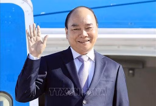 Chủ tịch Nguyễn Xuân Phúc tới New York tối 20/9 tham dự kỳ họp 76 Đại hội đồng Liên Hợp Quốc (Ảnh: TTXVN). Chủ tịch Nguyễn Xuân Phúc tới New York tối 20/9 tham dự kỳ họp 76 Đại hội đồng Liên Hợp Quốc (Ảnh: TTXVN).