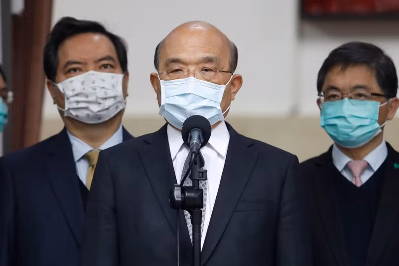 Ông Tô Trinh Xương, Viện trưởng Hành chính Đài Loan (Ảnh: Dwnews).