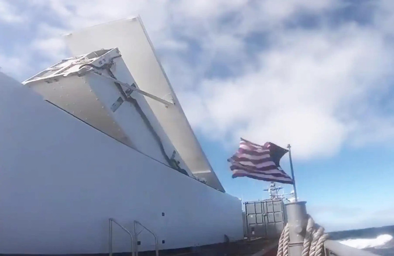 Bệ phóng tên lửa được tàu Ranger triển khai (Ảnh: thedrive.com).