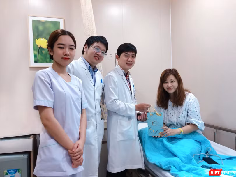  Chị C.J.Yu sau khi được cấp cứu và điều trị tại Bệnh viện Mỹ Đức Phú Nhuận đã hồi phục và ổn định sức khoẻ