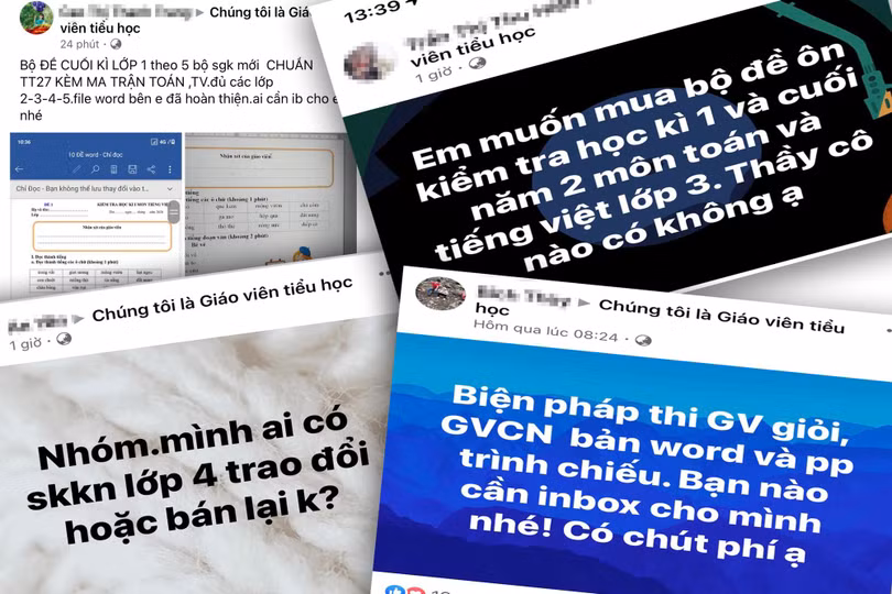 Mua bán sáng kiến kinh nghiệm và nhiều thứ khác trong giáo dục - ảnh Google