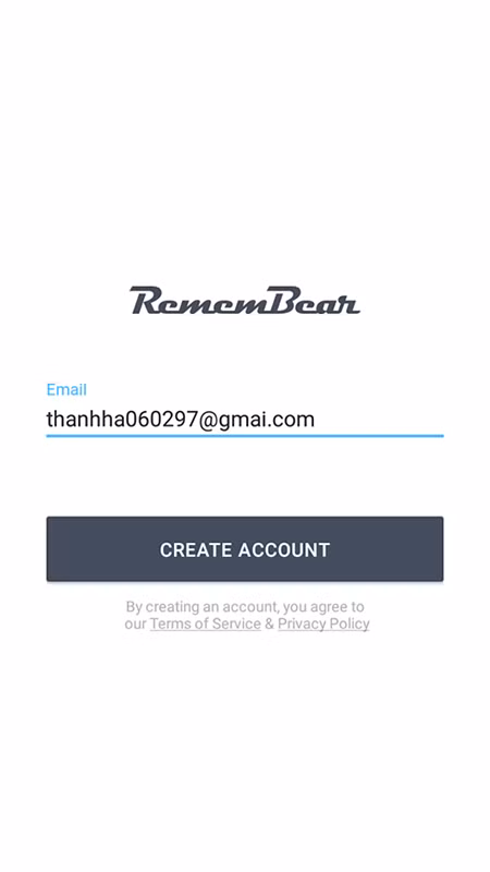 Hướng dẫn sử dụng RememberBear - ứng dụng ghi nhớ mật khẩu ảnh 1