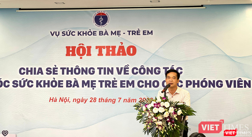 TS. Trần Đăng Khoa – Phó Vụ trưởng Vụ Sức khỏe Bà mẹ - Trẻ em (Bộ Y tế)