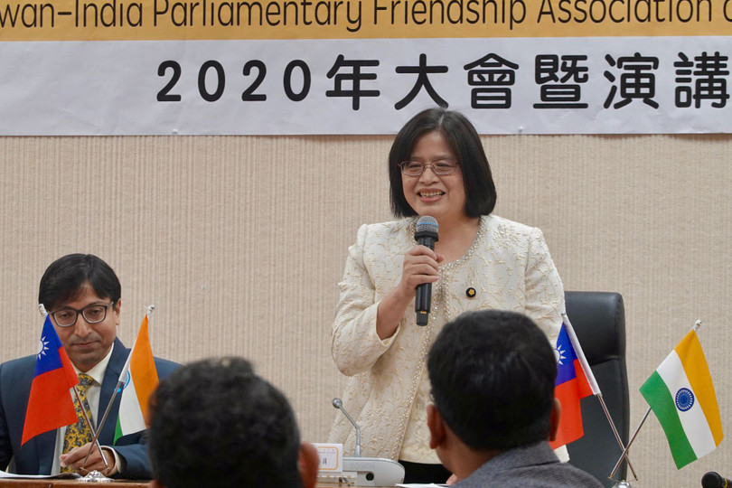 Diễn đàn hữu nghị nghị sỹ Ấn Độ - Đài Loan tại Đài Bắc hôm 16/10 (Ảnh: Dwnews).