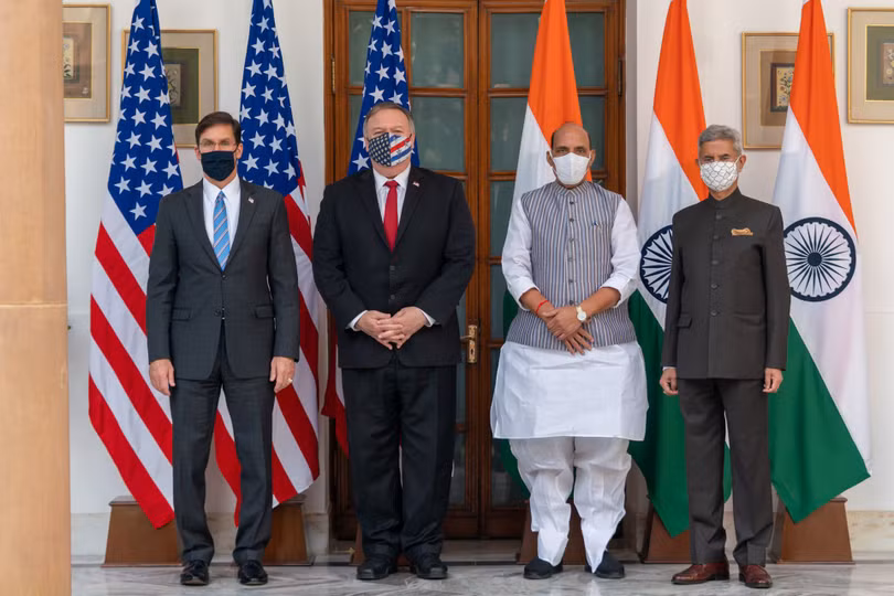 Quan hệ Mỹ - Ấn Độ ngày càng chặt chẽ, cả trong lĩnh vực quân sự (Ảnh: Reutes).