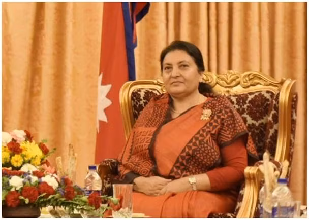 Tổng thống Nepal Bidya Devi Bhandari (Ảnh: Dongfang).